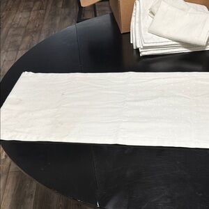 Kate Spade White white polka dot Table Runner